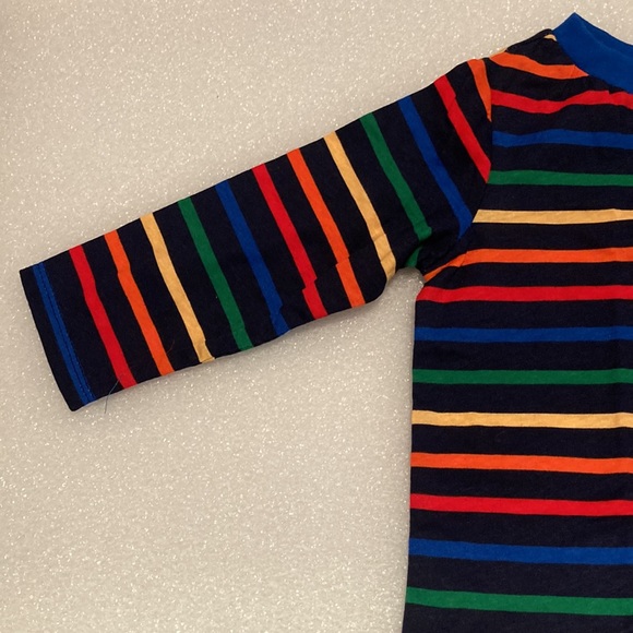 ⭐️ Host Pick! ⭐️ 2/$25 ❤️ NWT-First Impressions Boys Striped Button Tee - 12M - Picture 2 of 8